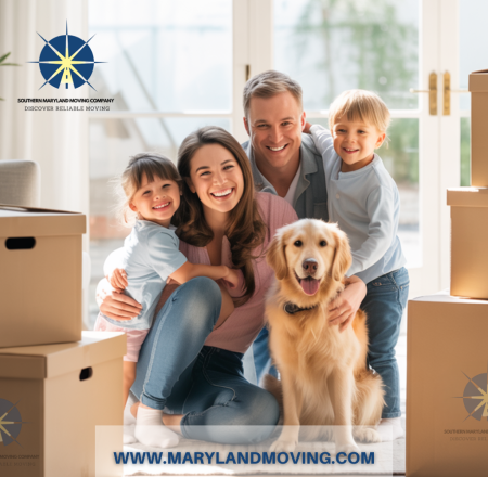 Southern Maryland Family - moving day
